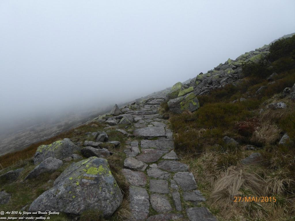 Philosophische Bildwanderung - Szklarska Poreba - Wodospad Szklarki - Hala pod Łabskim Szczytem - Polen - Tschechien(Schreiberhau -Kochelfall -Alte Schlesische Baude - Karkonosze - Krakonoše -Riesengebirge