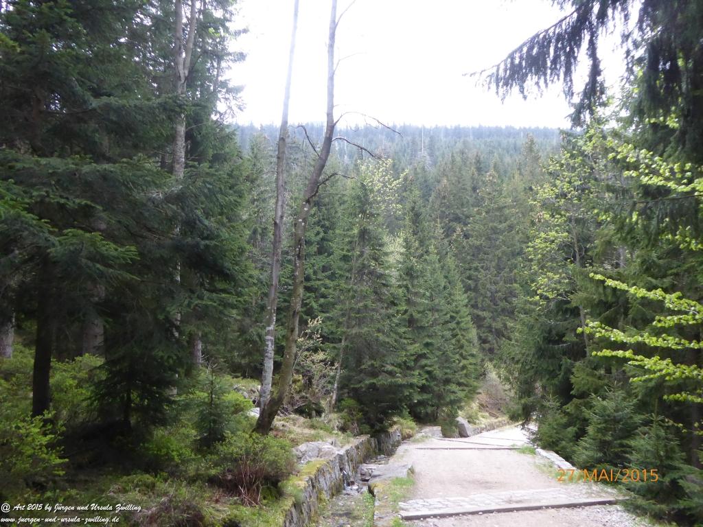 Philosophische Bildwanderung - Szklarska Poreba - Wodospad Szklarki - Hala pod Łabskim Szczytem - Polen - Tschechien(Schreiberhau -Kochelfall -Alte Schlesische Baude - Karkonosze - Krakonoše -Riesengebirge