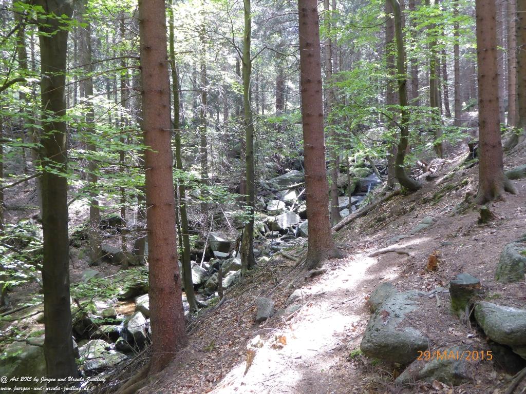 Philosophische Bildwanderung - Przesieka - Borowice - Słonecznik -Karkonosze - Krakonoše - Polen -Tschechien -(Hain - Baberhäuser - Mittagstein - Riesengebirge