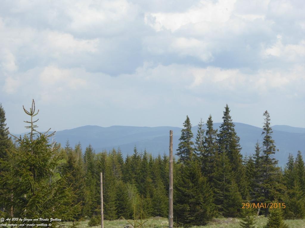Philosophische Bildwanderung - Przesieka - Borowice - Słonecznik -Karkonosze - Krakonoše - Polen -Tschechien -(Hain - Baberhäuser - Mittagstein - Riesengebirge