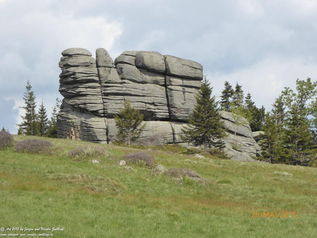 Philosophische Bildwanderung - Przesieka - Borowice - Słonecznik -Karkonosze - Krakonoše - Polen -Tschechien -(Hain - Baberhäuser - Mittagstein - Riesengebirge