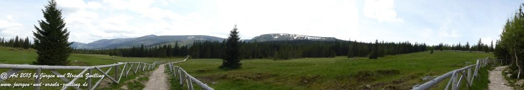 Philosophische Bildwanderung - Przesieka - Borowice - Słonecznik -Karkonosze - Krakonoše - Polen -Tschechien -(Hain - Baberhäuser - Mittagstein - Riesengebirge