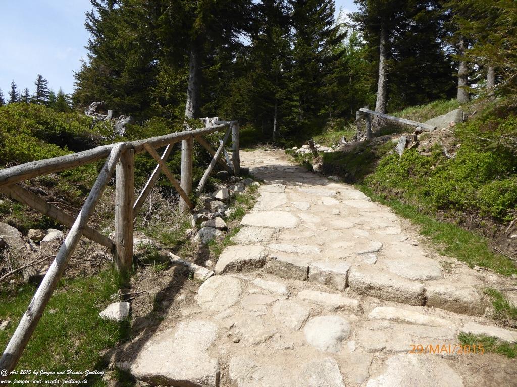 Philosophische Bildwanderung - Przesieka - Borowice - Słonecznik -Karkonosze - Krakonoše - Polen -Tschechien -(Hain - Baberhäuser - Mittagstein - Riesengebirge