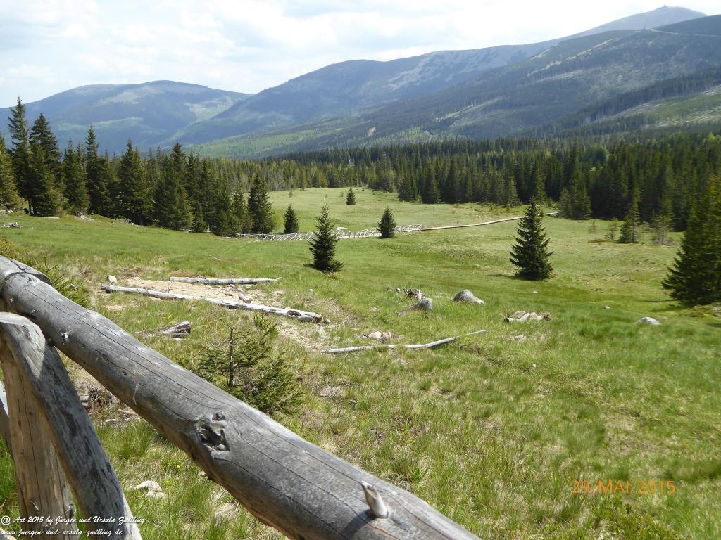 Philosophische Bildwanderung - Przesieka - Borowice - Słonecznik -Karkonosze - Krakonoše - Polen -Tschechien -(Hain - Baberhäuser - Mittagstein - Riesengebirge