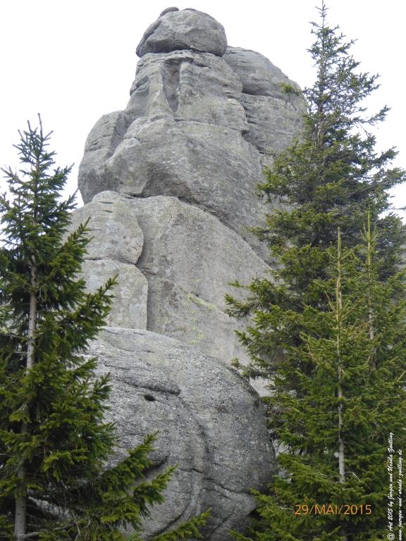 Philosophische Bildwanderung - Przesieka - Borowice - Słonecznik -Karkonosze - Krakonoše - Polen -Tschechien -(Hain - Baberhäuser - Mittagstein - Riesengebirge