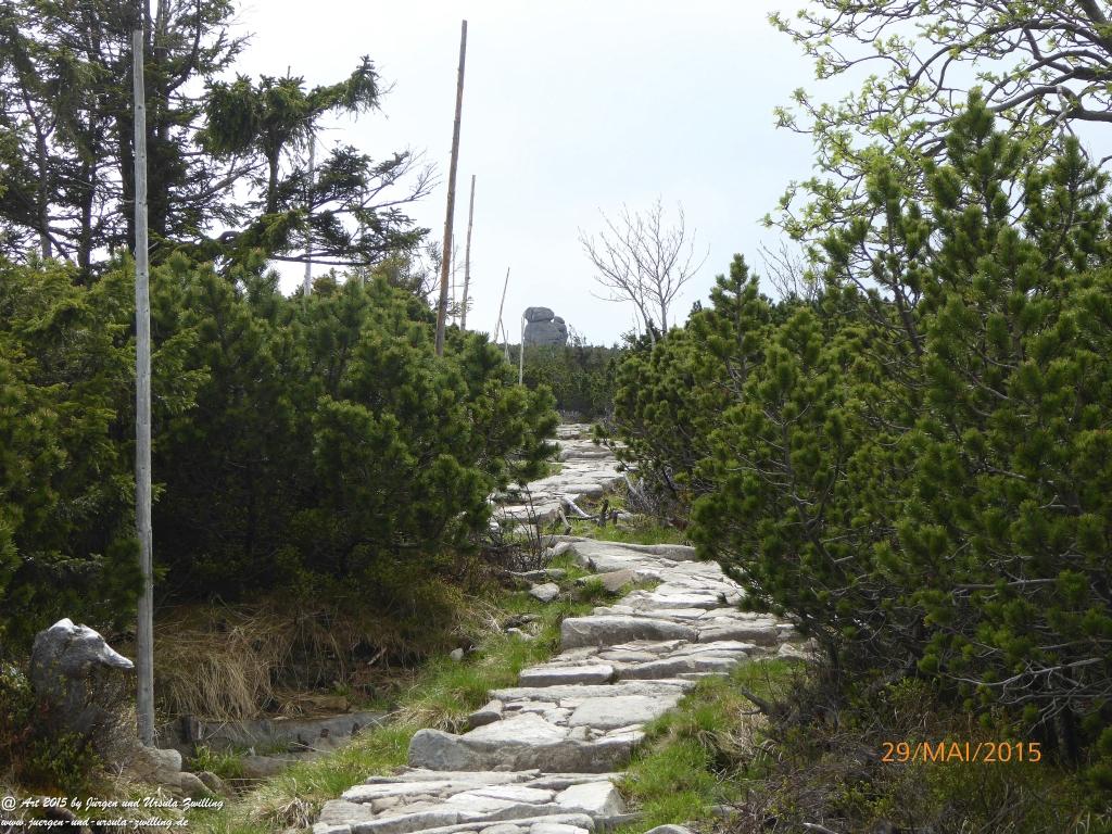 Philosophische Bildwanderung - Przesieka - Borowice - Słonecznik -Karkonosze - Krakonoše - Polen -Tschechien -(Hain - Baberhäuser - Mittagstein - Riesengebirge