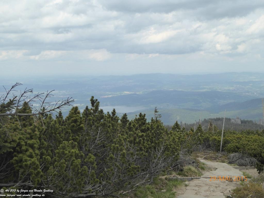 Philosophische Bildwanderung - Przesieka - Borowice - Słonecznik -Karkonosze - Krakonoše - Polen -Tschechien -(Hain - Baberhäuser - Mittagstein - Riesengebirge