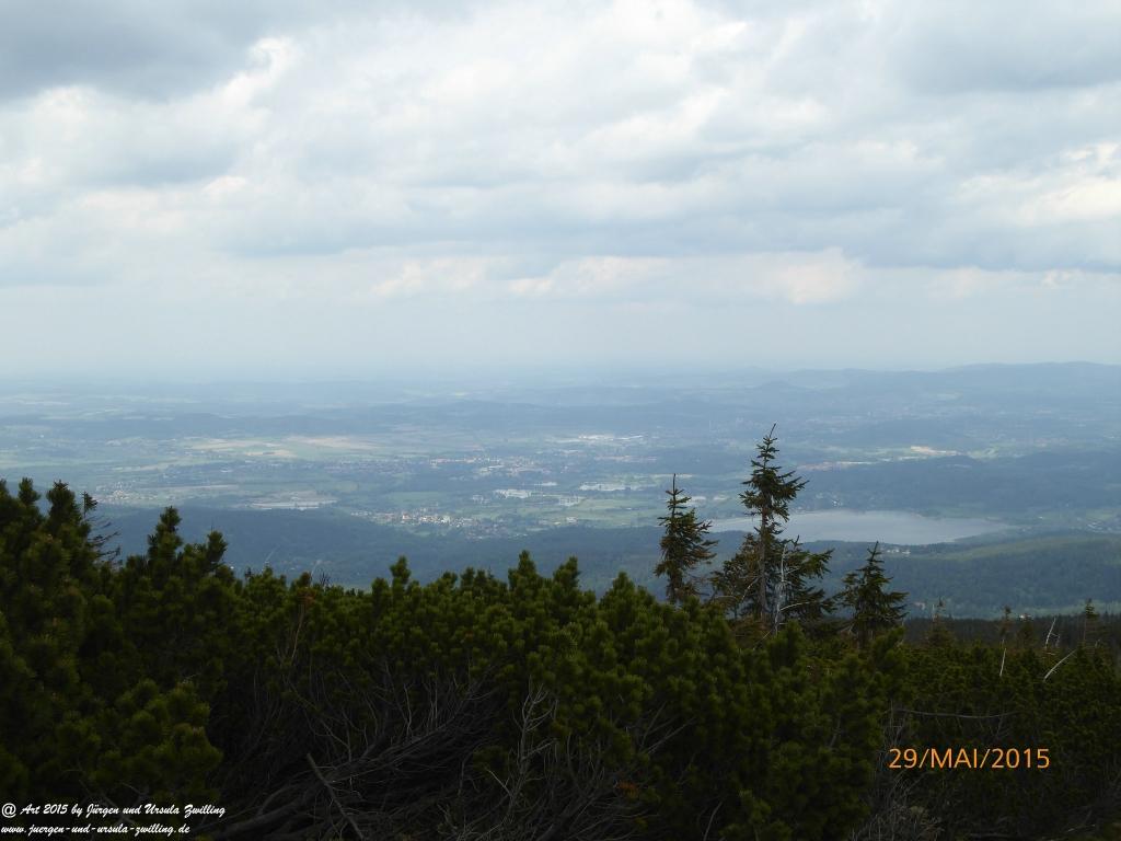 Philosophische Bildwanderung - Przesieka - Borowice - Słonecznik -Karkonosze - Krakonoše - Polen -Tschechien -(Hain - Baberhäuser - Mittagstein - Riesengebirge