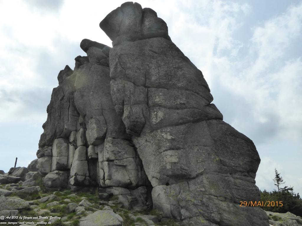 Philosophische Bildwanderung - Przesieka - Borowice - Słonecznik -Karkonosze - Krakonoše - Polen -Tschechien -(Hain - Baberhäuser - Mittagstein - Riesengebirge