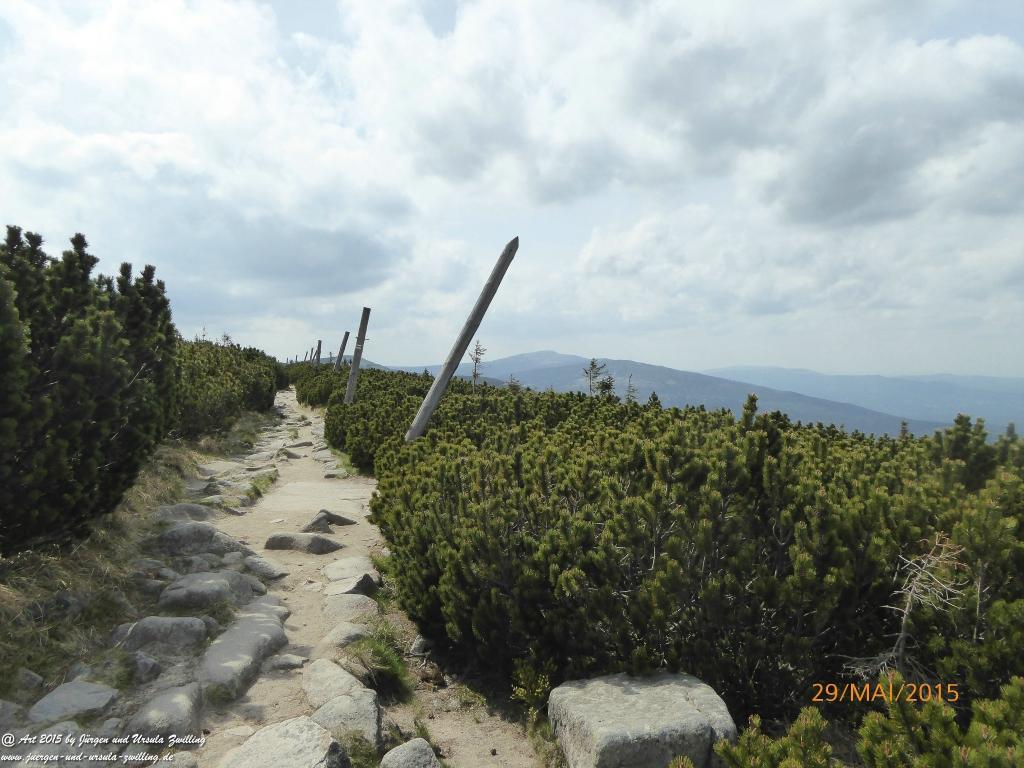 Philosophische Bildwanderung - Przesieka - Borowice - Słonecznik -Karkonosze - Krakonoše - Polen -Tschechien -(Hain - Baberhäuser - Mittagstein - Riesengebirge