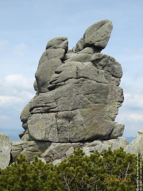 Philosophische Bildwanderung - Przesieka - Borowice - Słonecznik -Karkonosze - Krakonoše - Polen -Tschechien -(Hain - Baberhäuser - Mittagstein - Riesengebirge