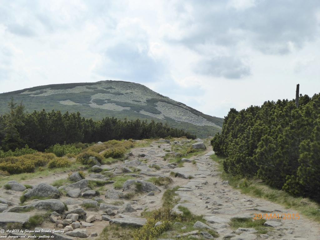 Philosophische Bildwanderung - Przesieka - Borowice - Słonecznik -Karkonosze - Krakonoše - Polen -Tschechien -(Hain - Baberhäuser - Mittagstein - Riesengebirge