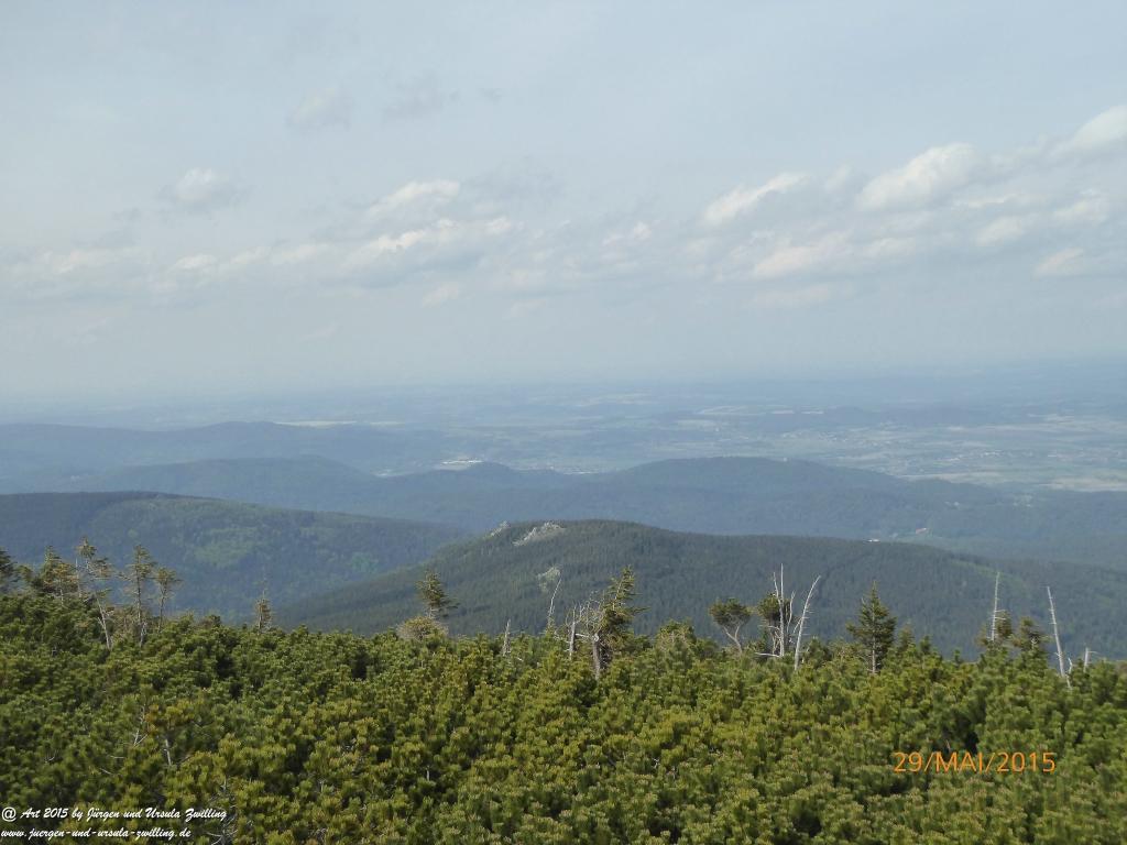 Philosophische Bildwanderung - Przesieka - Borowice - Słonecznik -Karkonosze - Krakonoše - Polen -Tschechien -(Hain - Baberhäuser - Mittagstein - Riesengebirge