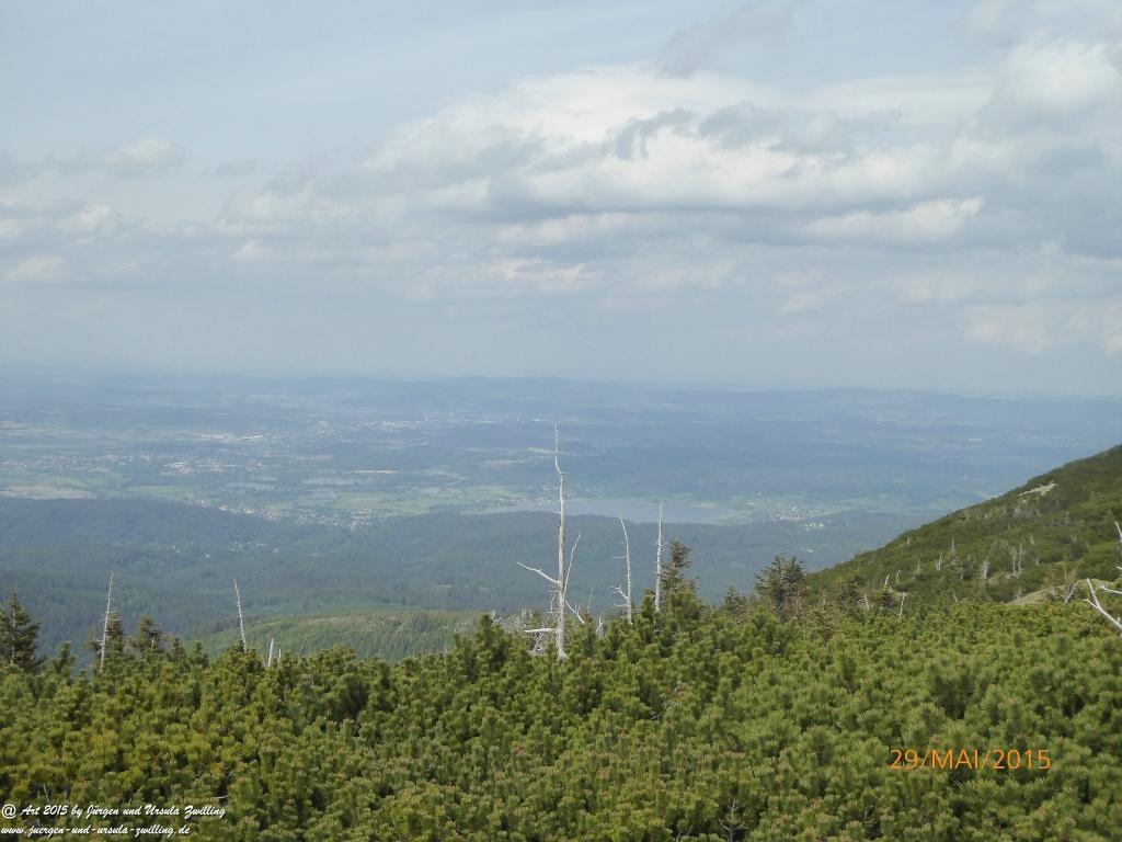 Philosophische Bildwanderung - Przesieka - Borowice - Słonecznik -Karkonosze - Krakonoše - Polen -Tschechien -(Hain - Baberhäuser - Mittagstein - Riesengebirge