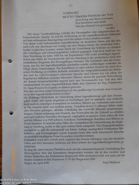 Philosophische Bildwanderung - Przesieka - Borowice - Słonecznik -Karkonosze - Krakonoše - Polen -Tschechien -(Hain - Baberhäuser - Mittagstein - Riesengebirge