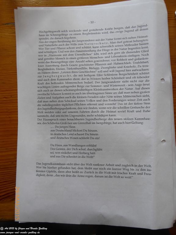 Philosophische Bildwanderung - Przesieka - Borowice - Słonecznik -Karkonosze - Krakonoše - Polen -Tschechien -(Hain - Baberhäuser - Mittagstein - Riesengebirge