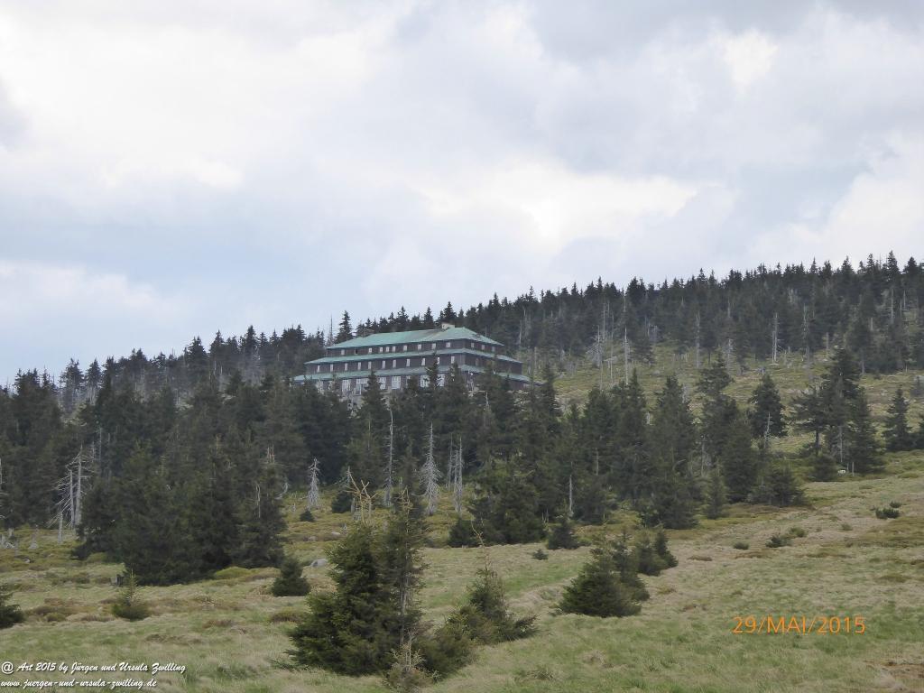 Philosophische Bildwanderung - Przesieka - Borowice - Słonecznik -Karkonosze - Krakonoše - Polen -Tschechien -(Hain - Baberhäuser - Mittagstein - Riesengebirge