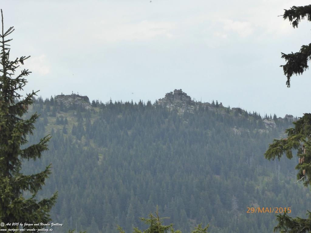 Philosophische Bildwanderung - Przesieka - Borowice - Słonecznik -Karkonosze - Krakonoše - Polen -Tschechien -(Hain - Baberhäuser - Mittagstein - Riesengebirge