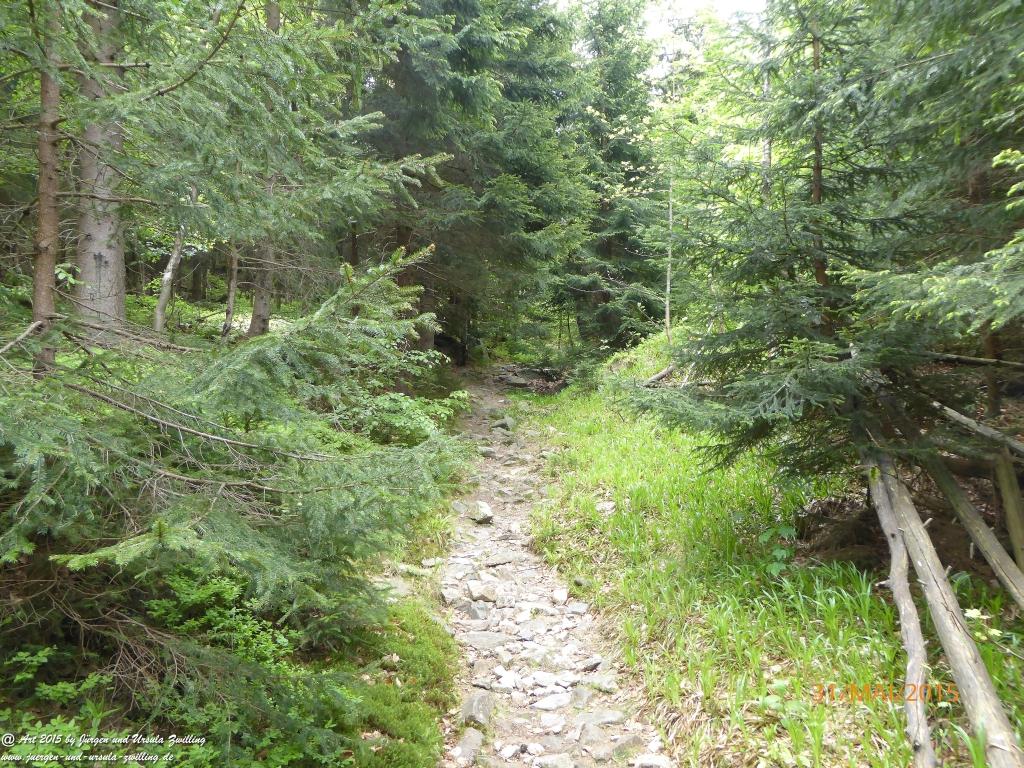 Philosophische Bildwanderung Kowary - Skalny Stół - Karkonosze - Krakonoše – Polen - Tschechien -(Schmiedeberg - Tafelstein - Riesengebirge)