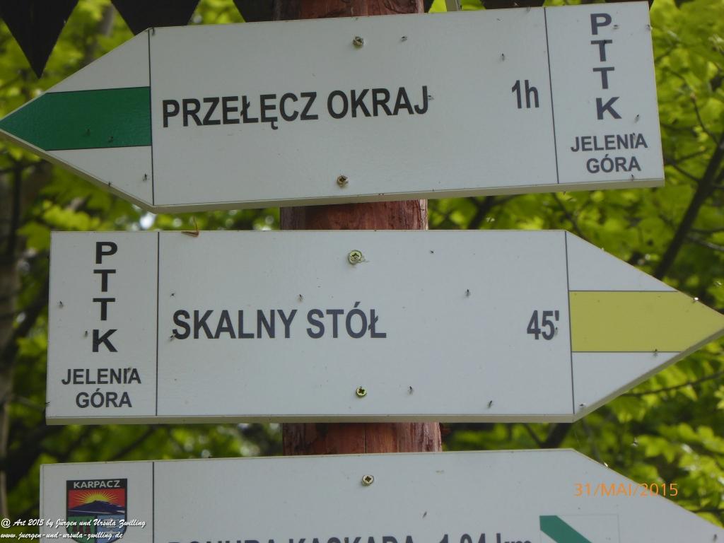 Philosophische Bildwanderung Kowary - Skalny Stół - Karkonosze - Krakonoše – Polen - Tschechien -(Schmiedeberg - Tafelstein - Riesengebirge)