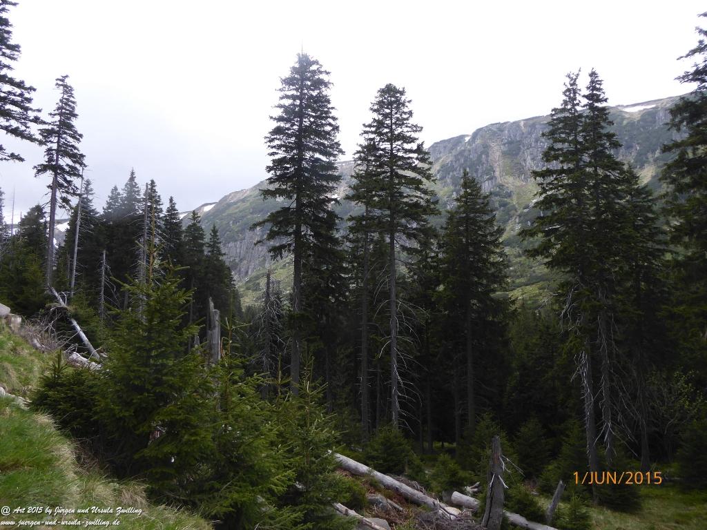 Philosophische Bildwanderung - Karpacz - Kościół Wang - Polana - Schronisko Strzecha Akademicka – Karkonosze - Polen -(Krummhübel – Kirche Wang - ehemalige Schlingelbaude - Hampelbaude - Riesengebirge)