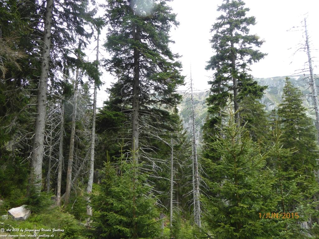 Philosophische Bildwanderung - Karpacz - Kościół Wang - Polana - Schronisko Strzecha Akademicka – Karkonosze - Polen -(Krummhübel – Kirche Wang - ehemalige Schlingelbaude - Hampelbaude - Riesengebirge)