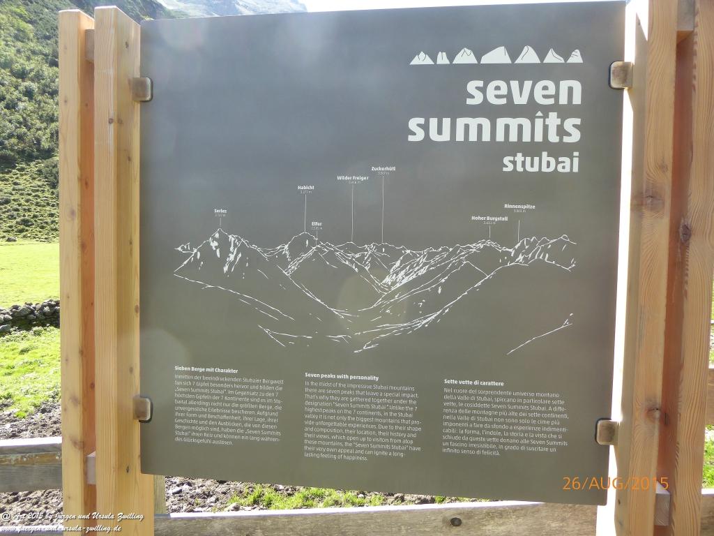 Philosophische Bildwanderung Innsbrucker Hütte - Neustift in Tirol - Stubaital - Österreich