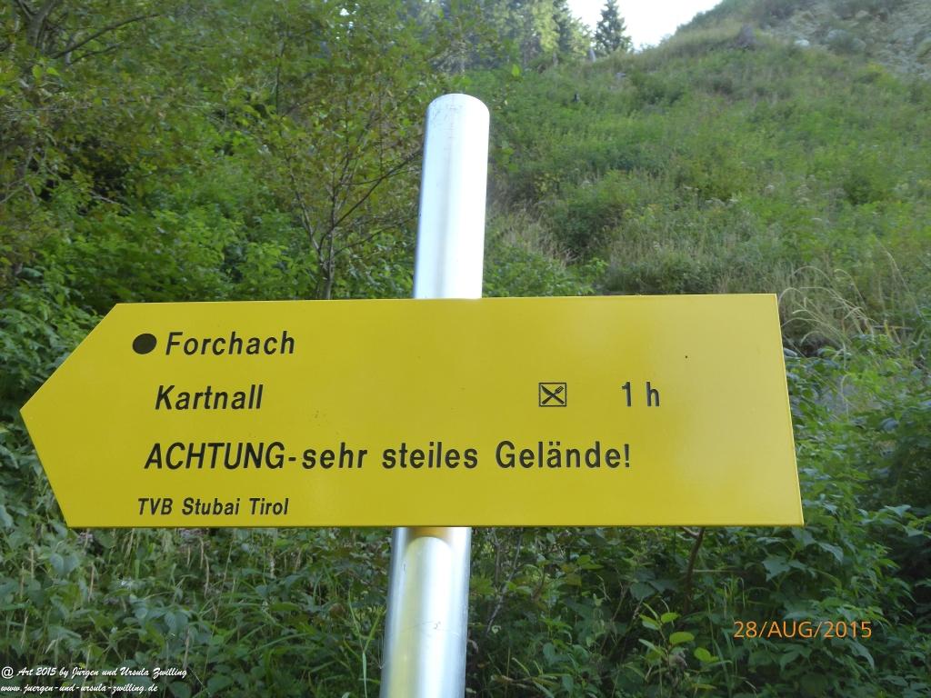 Philosophische Bildwanderung Starkenburger Hütte - Neustift in Tirol - Stubaital - Österreich