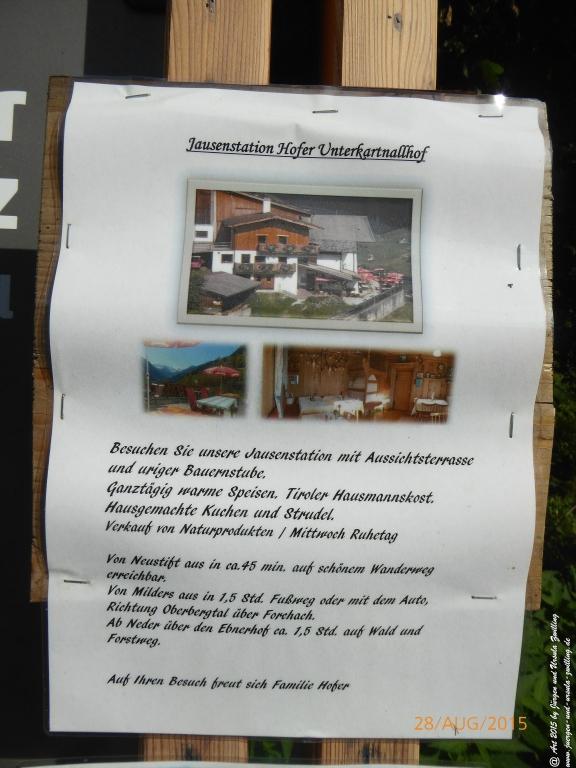 Philosophische Bildwanderung Starkenburger Hütte - Neustift in Tirol - Stubaital - Österreich