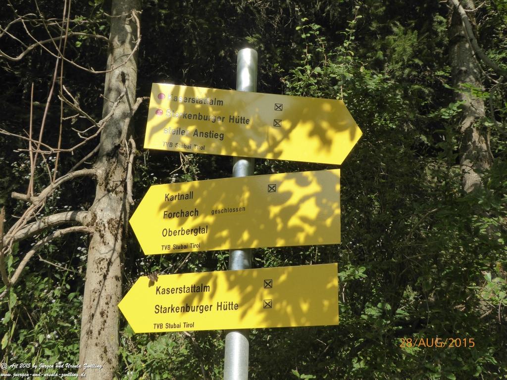 Philosophische Bildwanderung Starkenburger Hütte - Neustift in Tirol - Stubaital - Österreich