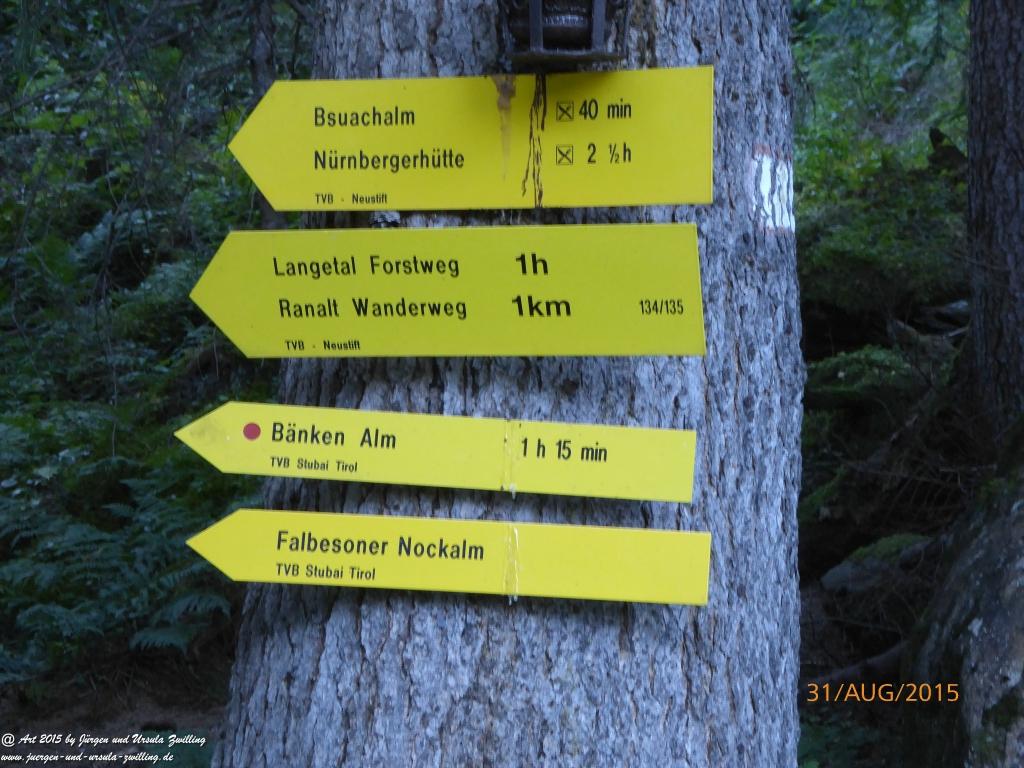 Philosophische Bildwanderung Nürnberger Hütte im Stubaital