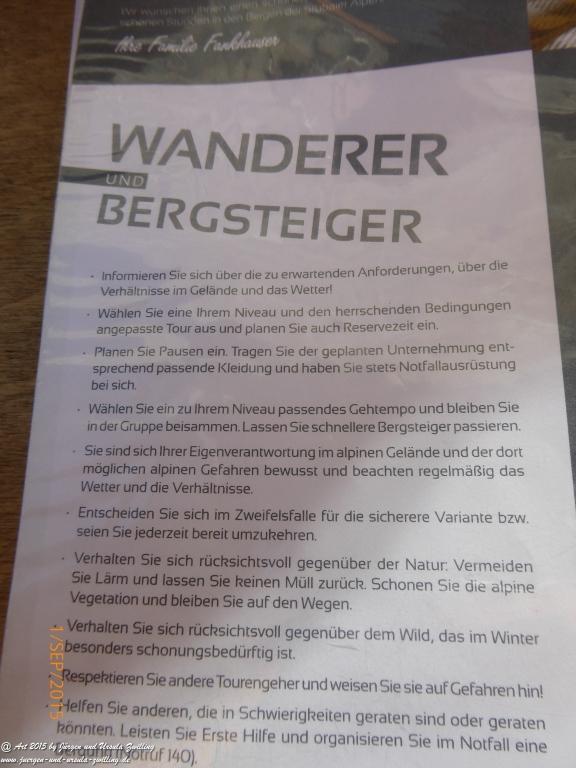 Philosophische Bildwanderung Franz Senn Hütte- Neustift in Tirol - Stubaital - Österreich