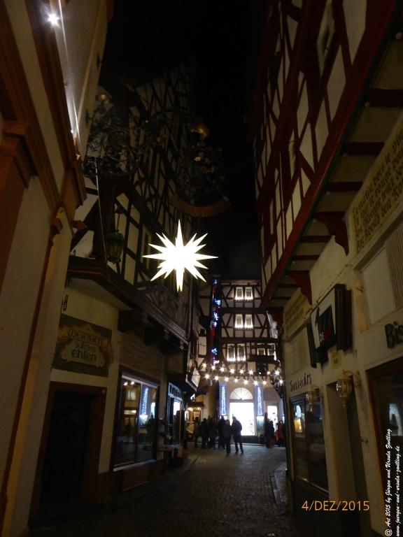 Philosophische Bildwanderung Wanderweg-Bernkasteler-Bärensteig - Seitensprung mit Weihnachtsmarkt im mittelalterlichen Bernkastel-Kues