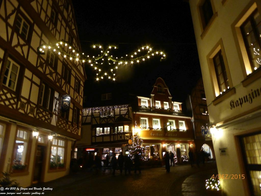 Philosophische Bildwanderung Wanderweg-Bernkasteler-Bärensteig - Seitensprung mit Weihnachtsmarkt im mittelalterlichen Bernkastel-Kues