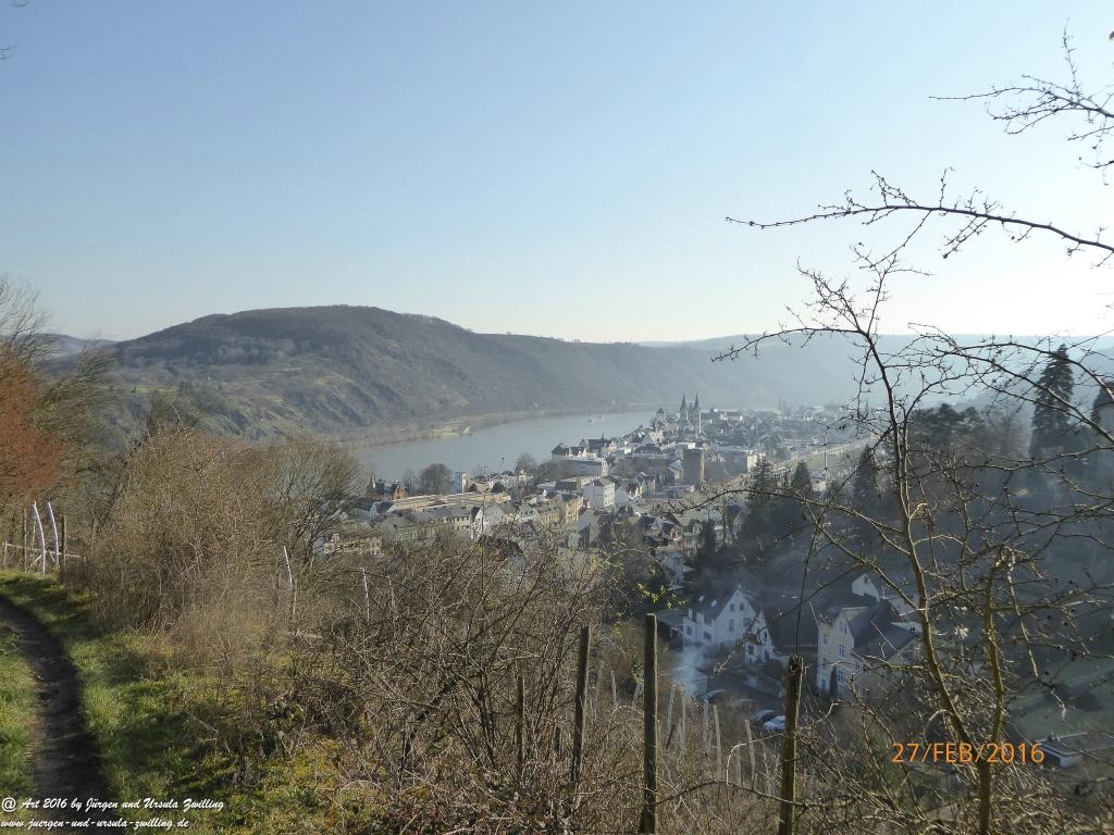 Philosophische Bildwanderung  Wanderweg -Traumschleife-Elfenlay - Boppard am Rhein