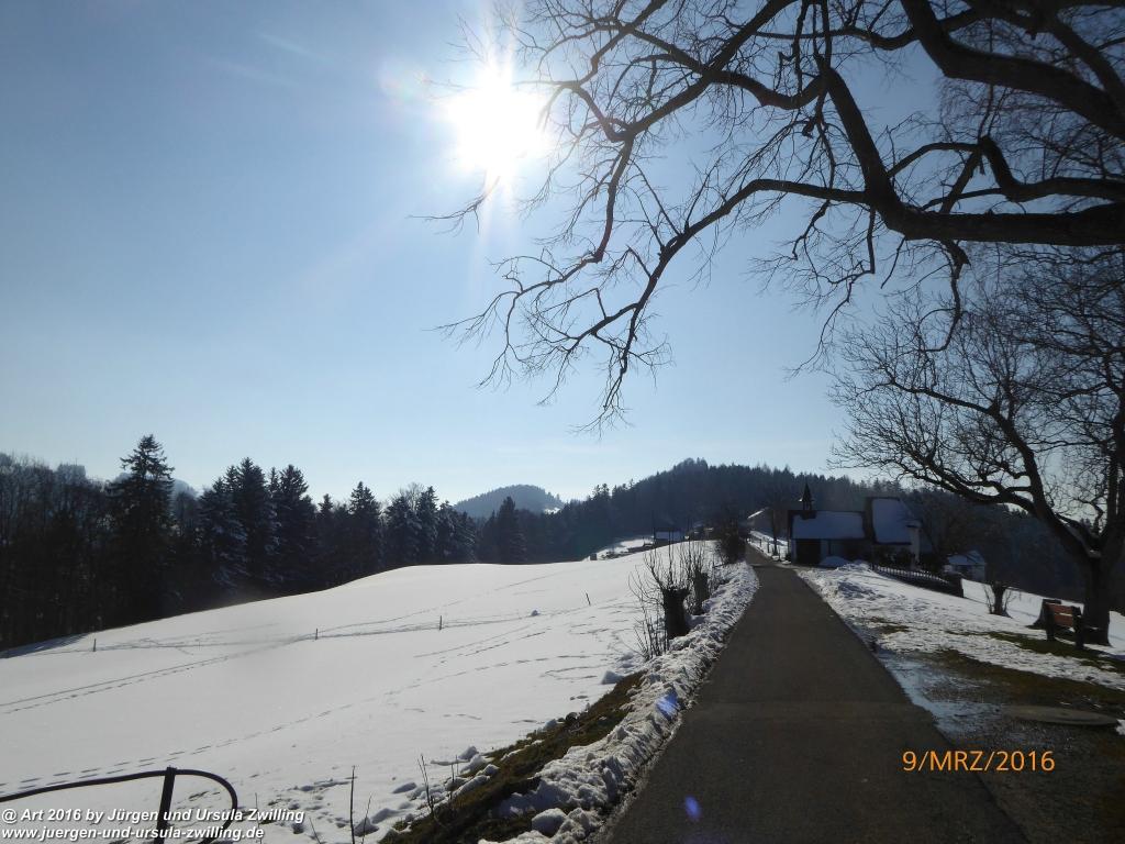 Philosophische Bildwanderung Rorschach -Staad - Landegg - Fünfländerblick - Rorschach - Appenzeller Land - Bodensee - Schweiz