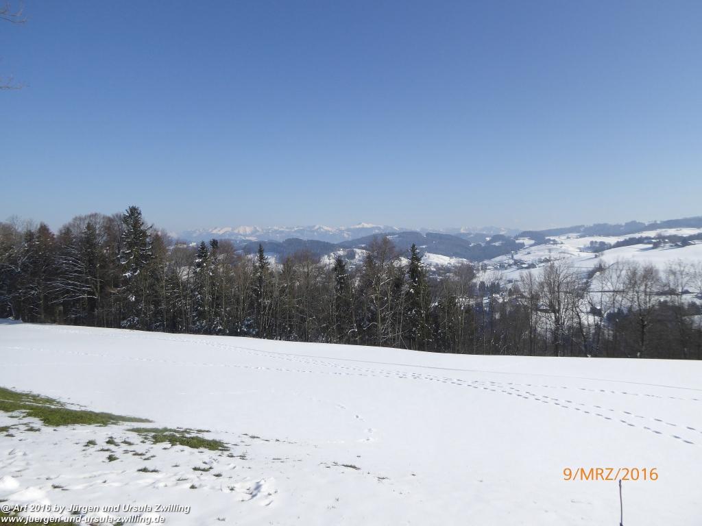 Philosophische Bildwanderung Rorschach -Staad - Landegg - Fünfländerblick - Rorschach - Appenzeller Land - Bodensee - Schweiz