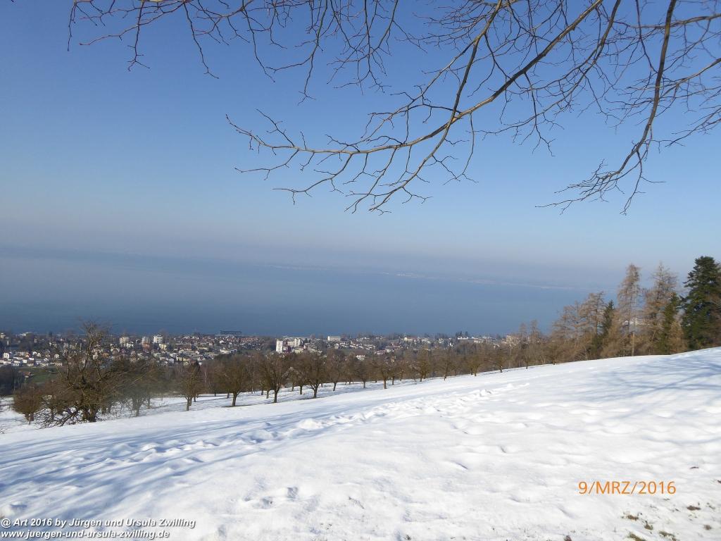 Philosophische Bildwanderung Rorschach -Staad - Landegg - Fünfländerblick - Rorschach - Appenzeller Land - Bodensee - Schweiz