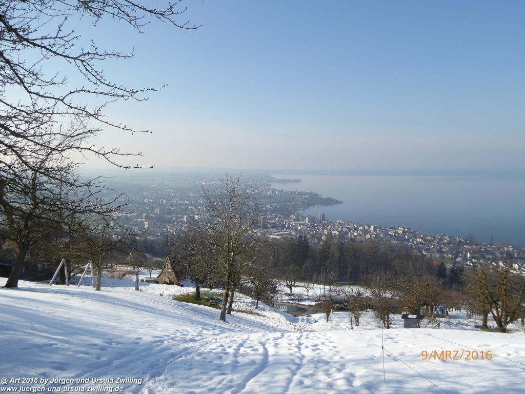 Philosophische Bildwanderung Rorschach -Staad - Landegg - Fünfländerblick - Rorschach - Appenzeller Land - Bodensee - Schweiz