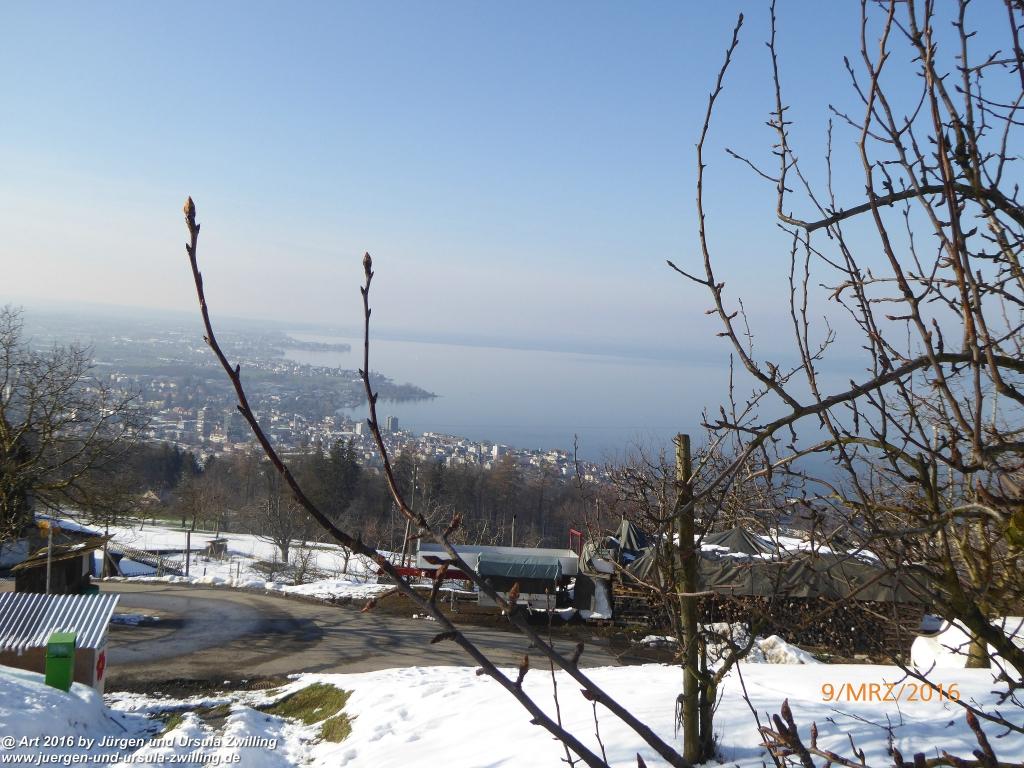 Philosophische Bildwanderung Rorschach -Staad - Landegg - Fünfländerblick - Rorschach - Appenzeller Land - Bodensee - Schweiz