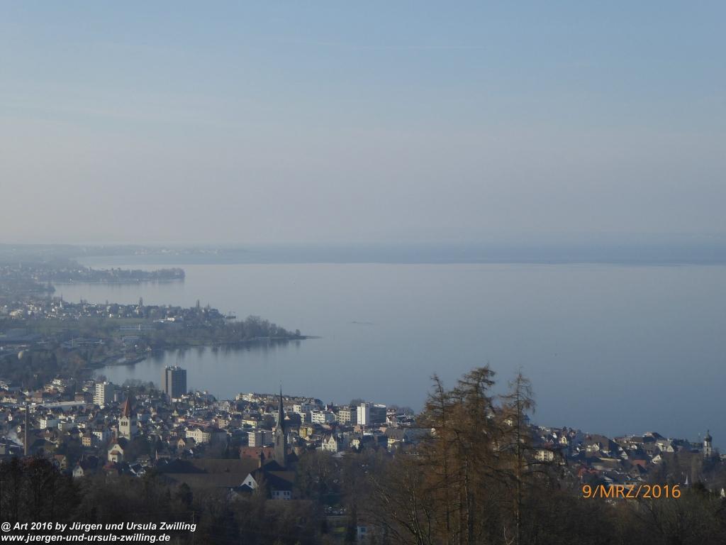 Philosophische Bildwanderung Rorschach -Staad - Landegg - Fünfländerblick -  Rorschach - Appenzeller Land - Bodensee - Schweiz