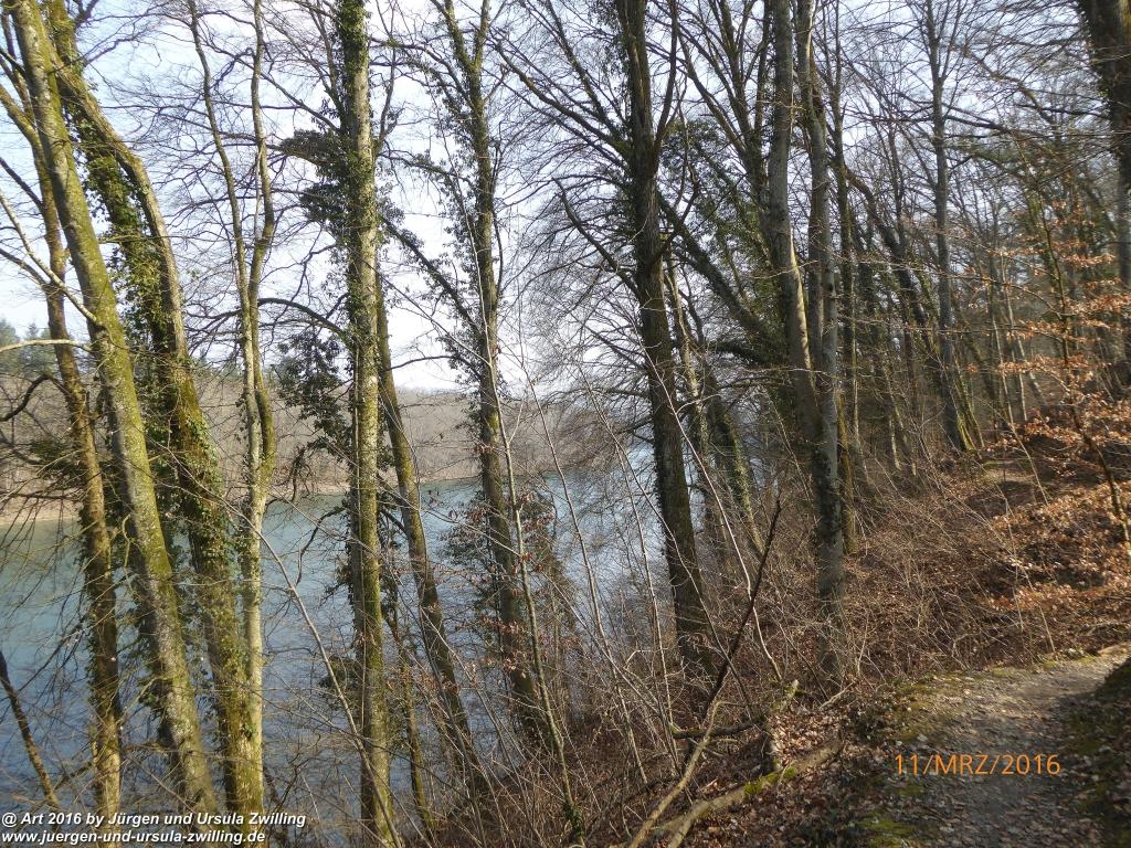 Philosophische Bildwanderung -Rheinau - Noll - Neuhausen am Rheinfall - Rheinfall - Rheinau - Bodensee - Schweiz