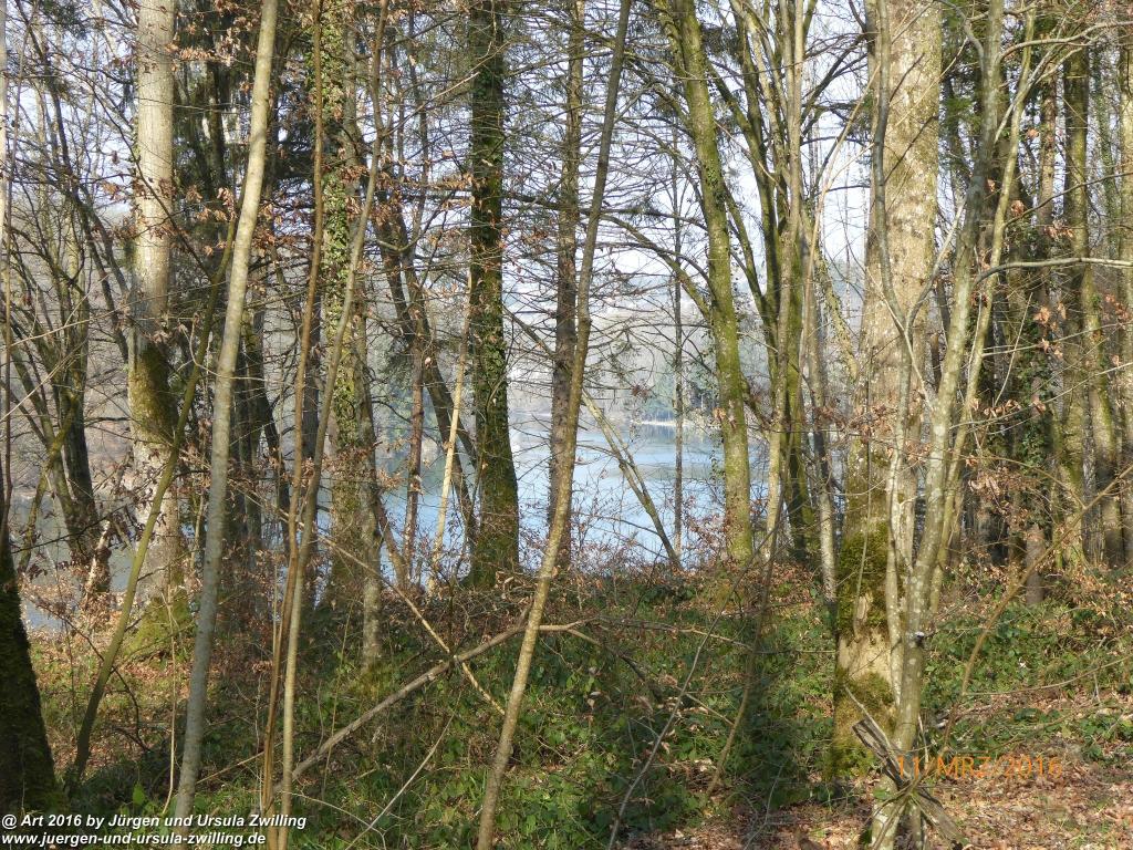 Philosophische Bildwanderung -Rheinau - Noll - Neuhausen am Rheinfall - Rheinfall - Rheinau - Bodensee - Schweiz