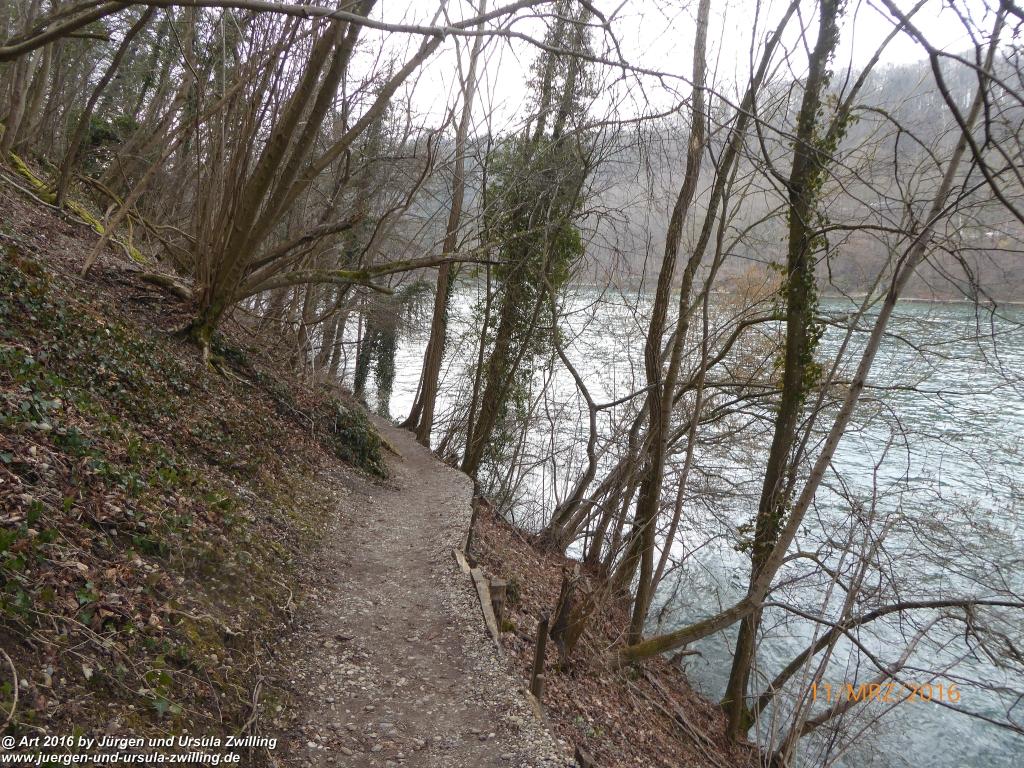 Philosophische Bildwanderung -Rheinau - Noll - Neuhausen am Rheinfall - Rheinfall - Rheinau - Bodensee - Schweiz