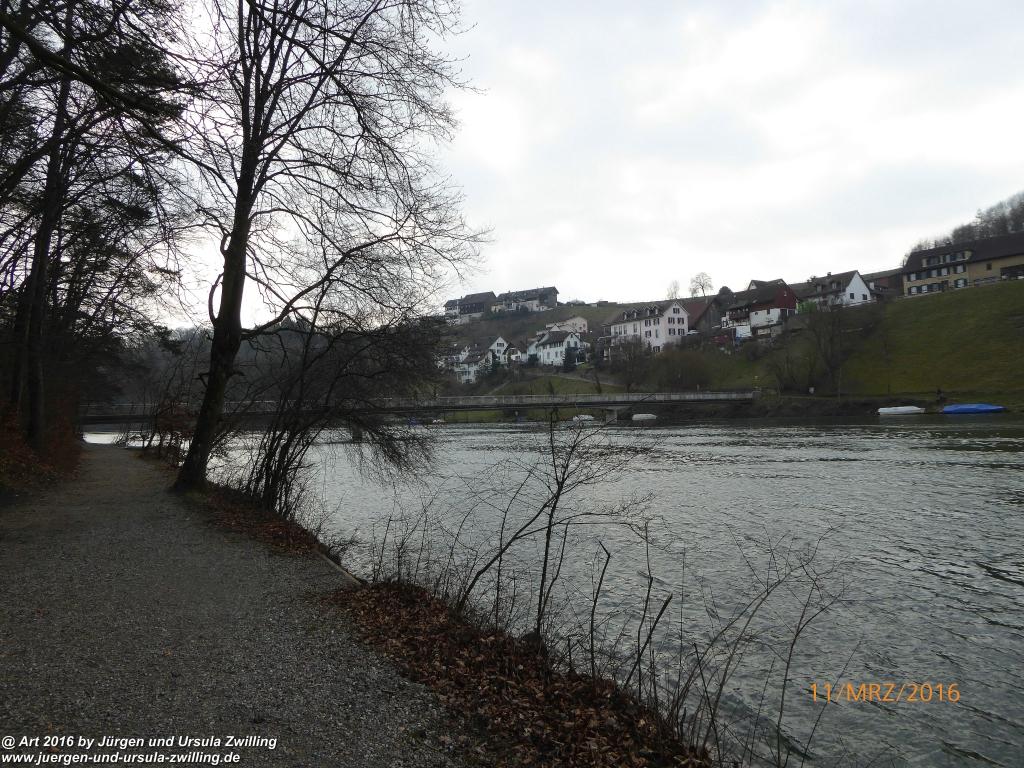 Philosophische Bildwanderung -Rheinau - Noll - Neuhausen am Rheinfall - Rheinfall - Rheinau - Bodensee - Schweiz