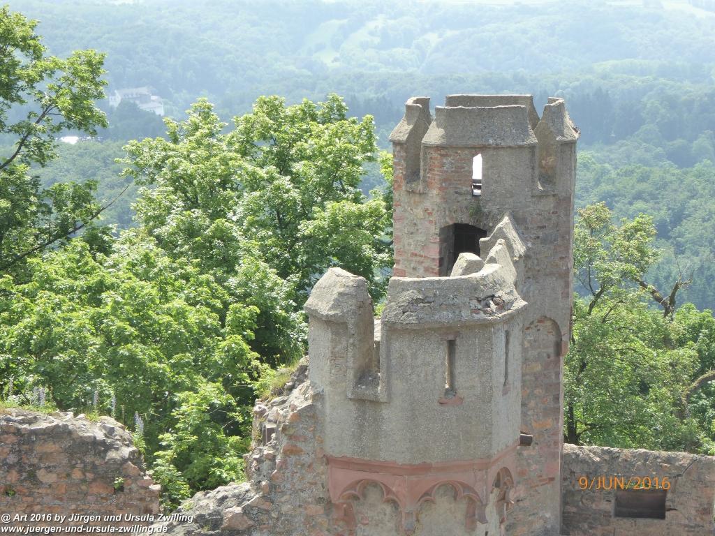 Philosophische Bildwanderung Zwingenberg - Auerbacher Schloss - Melibokus - Ruine Alsbacher Schloss - Zwingenberg - Odenwald