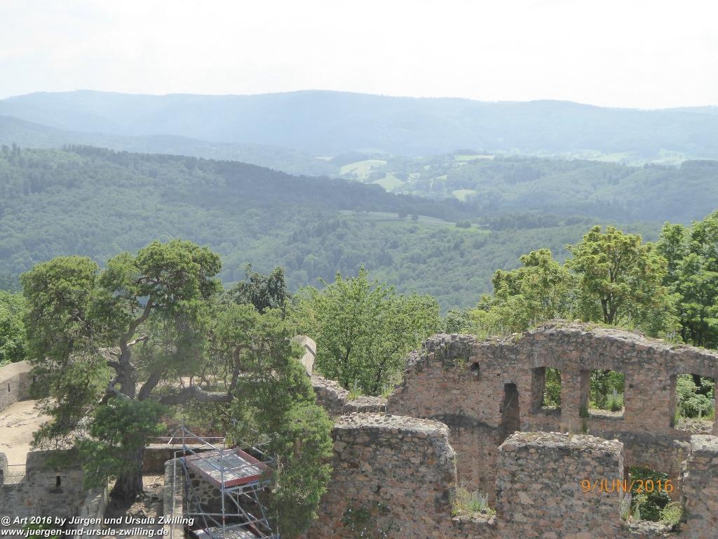 Philosophische Bildwanderung Zwingenberg - Auerbacher Schloss - Melibokus - Ruine Alsbacher Schloss - Zwingenberg - Odenwald
