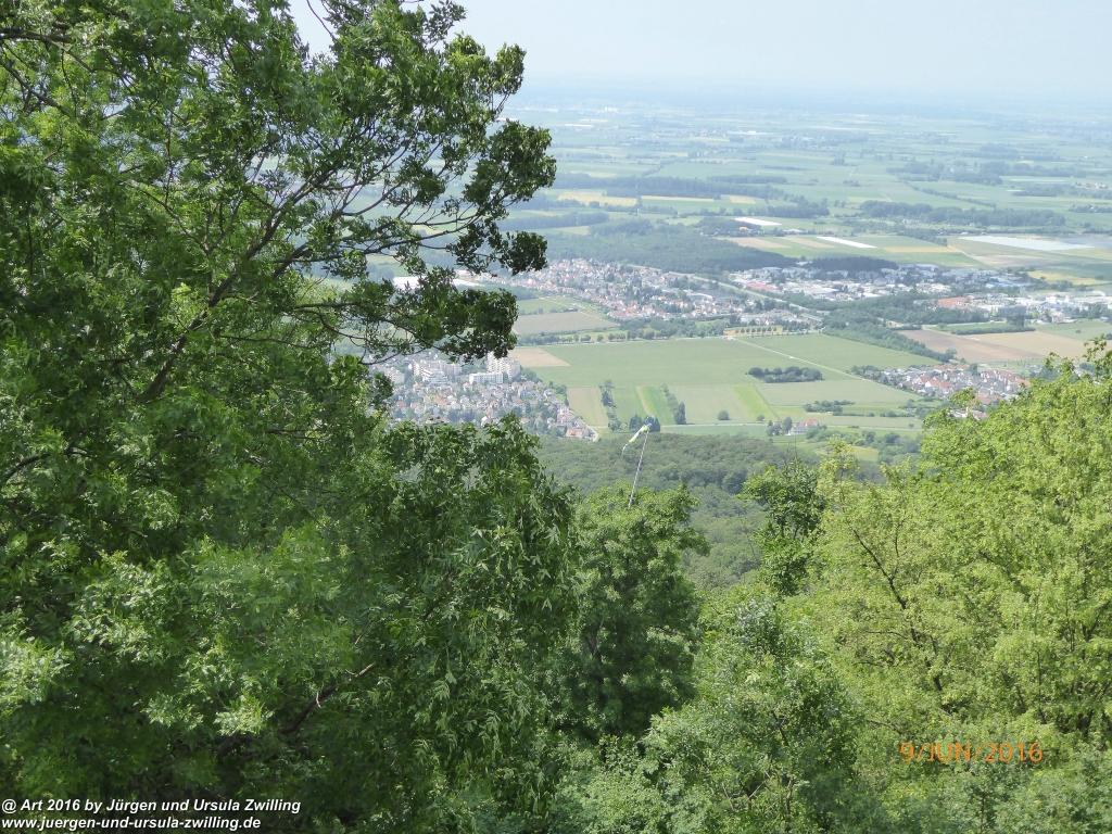Philosophische Bildwanderung Zwingenberg - Auerbacher Schloss - Melibokus - Ruine Alsbacher Schloss - Zwingenberg - Odenwald