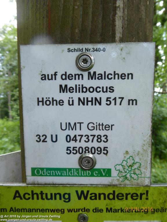 Philosophische Bildwanderung Zwingenberg - Auerbacher Schloss - Melibokus - Ruine Alsbacher Schloss - Zwingenberg - Odenwald