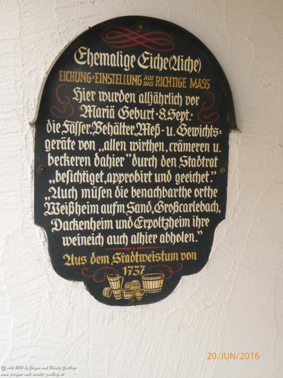 Freinsheim an der Deutschen Weinstraße - Pfalz